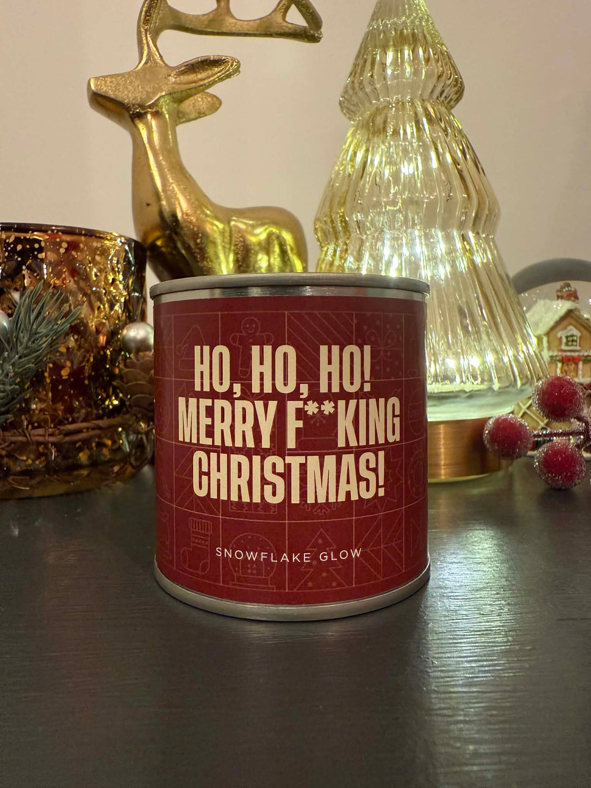 Cheeky Little Candle - Snowflake Glow - Scented Christmas Candle