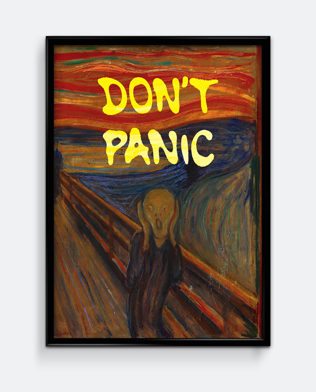 Don't Panic Art Print