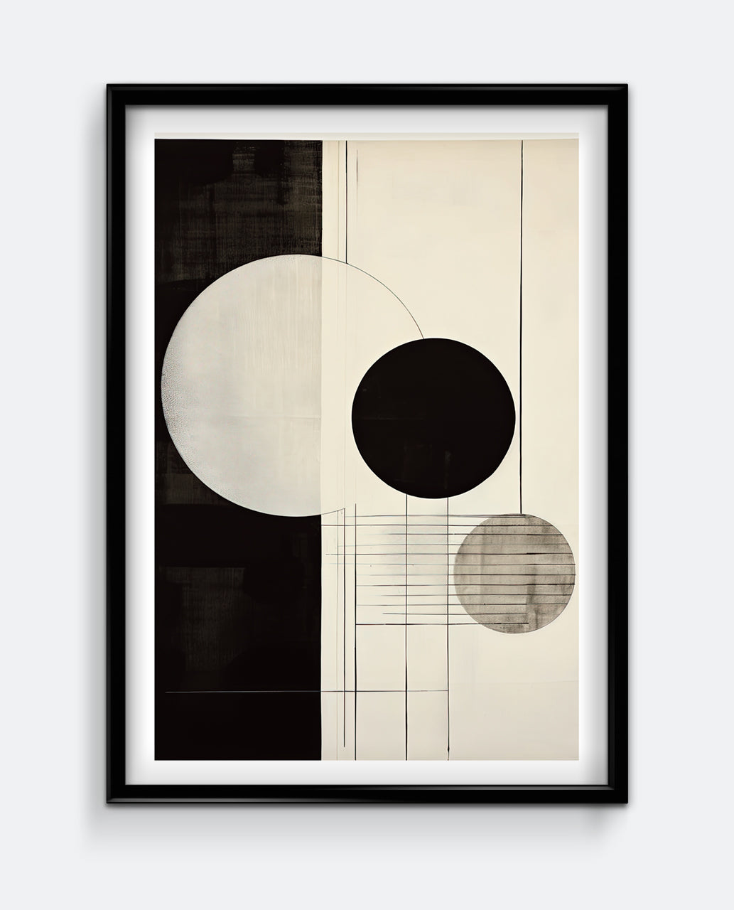 Sauruge Circles Wall Art
