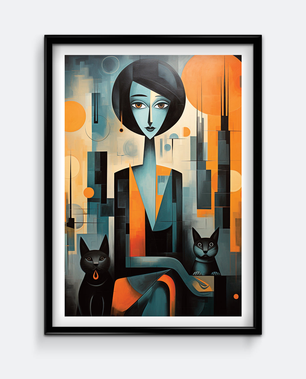 Cat Women Wall Art