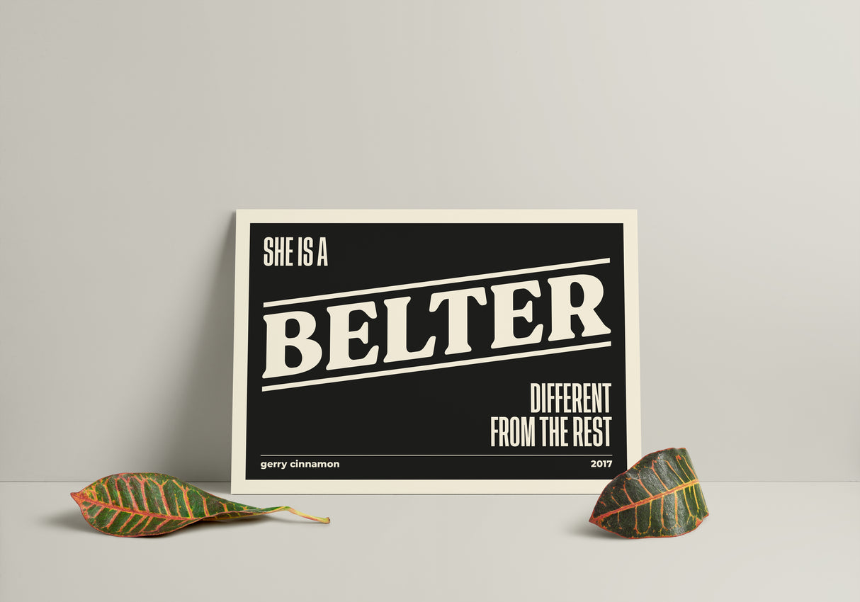 Belter Art Print