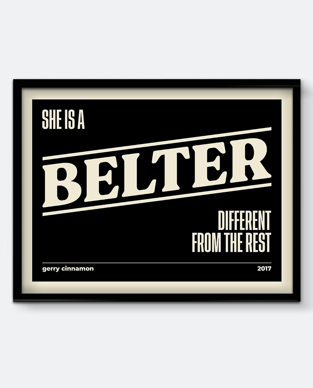 Belter Art Print