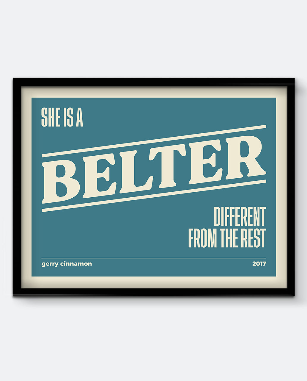 Belter Art Print