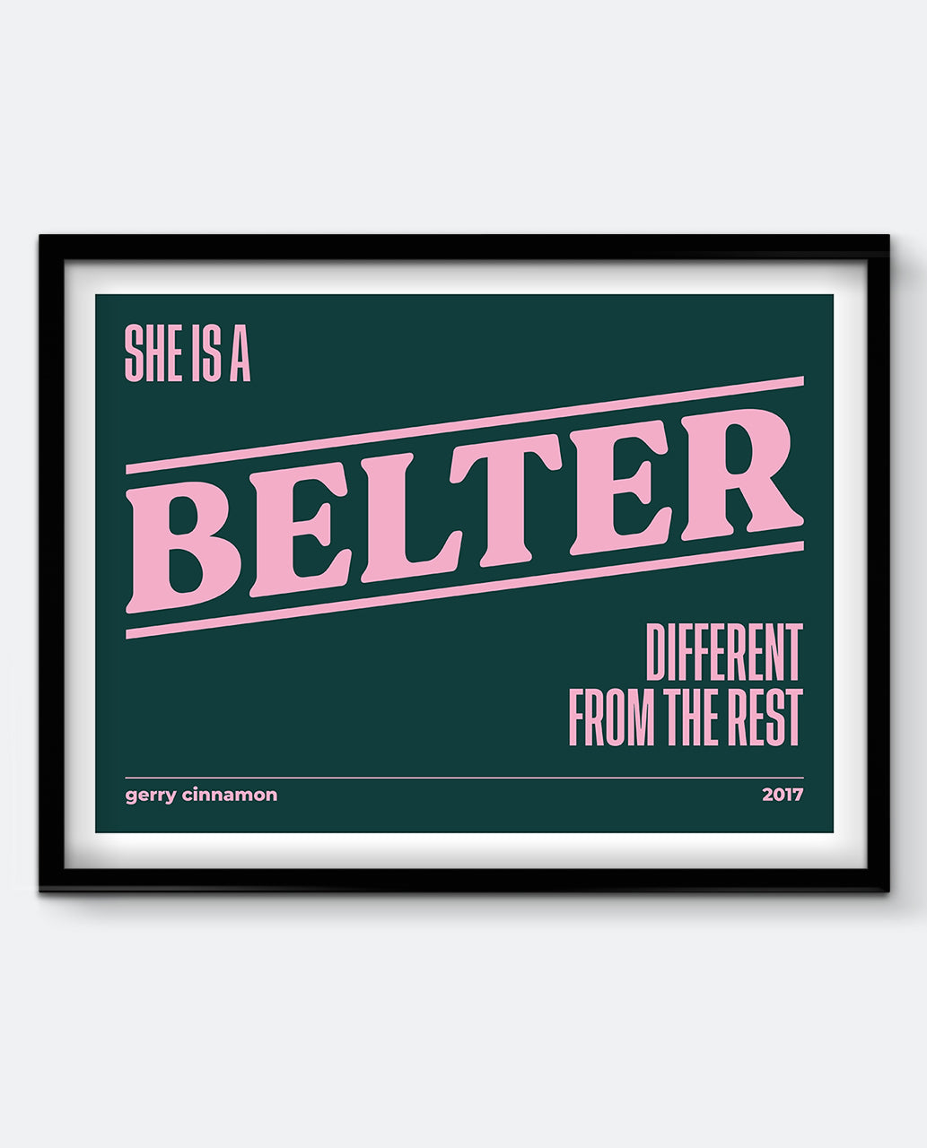 Belter Art Print