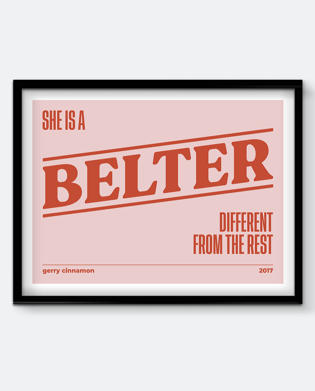 Belter Art Print