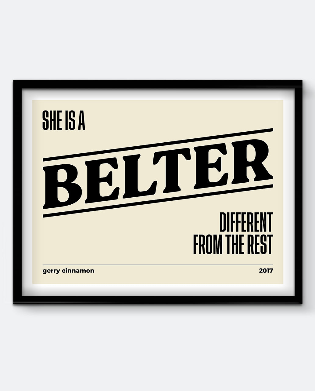 Belter Art Print