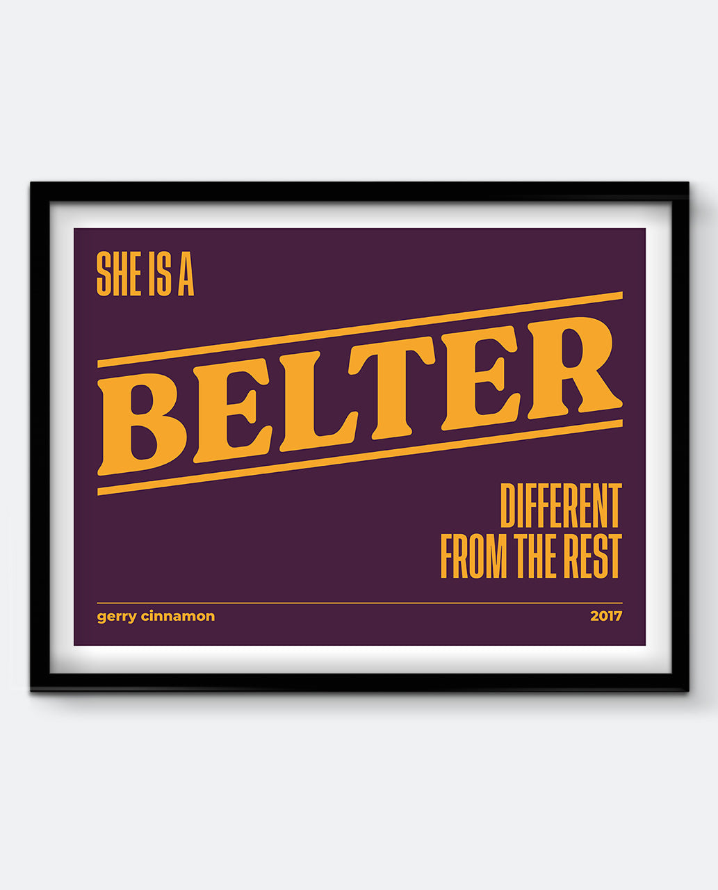 Belter Art Print