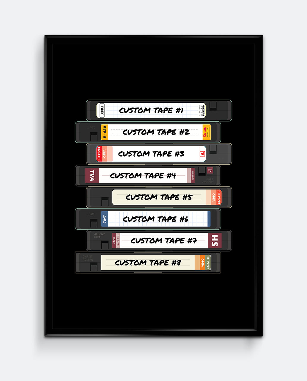 Personalised VHS Tapes Print #1