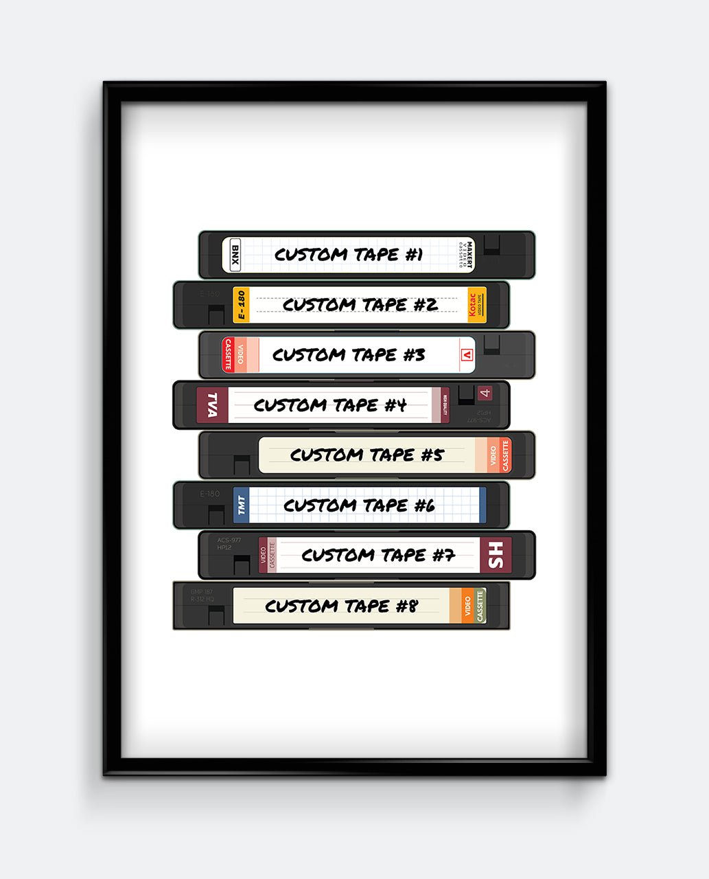 Personalised VHS Tapes Print #1