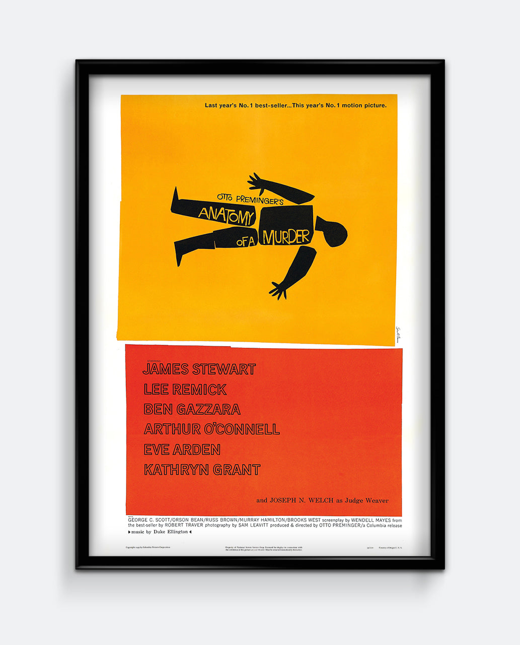 Anatomy of a Murder Film Poster