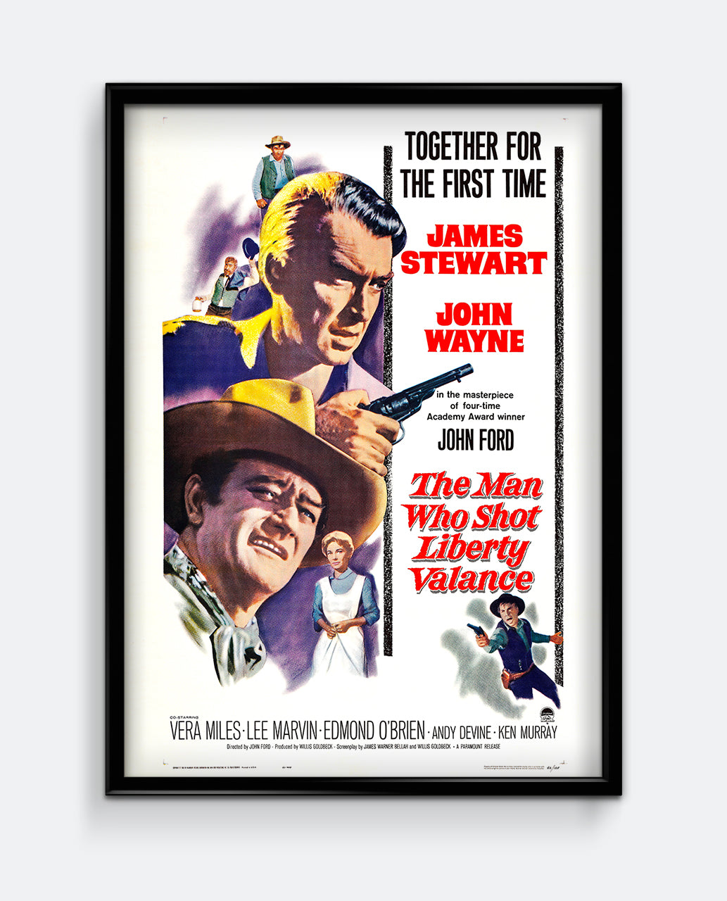 The Man Who Shot Liberty Valance Film Poster