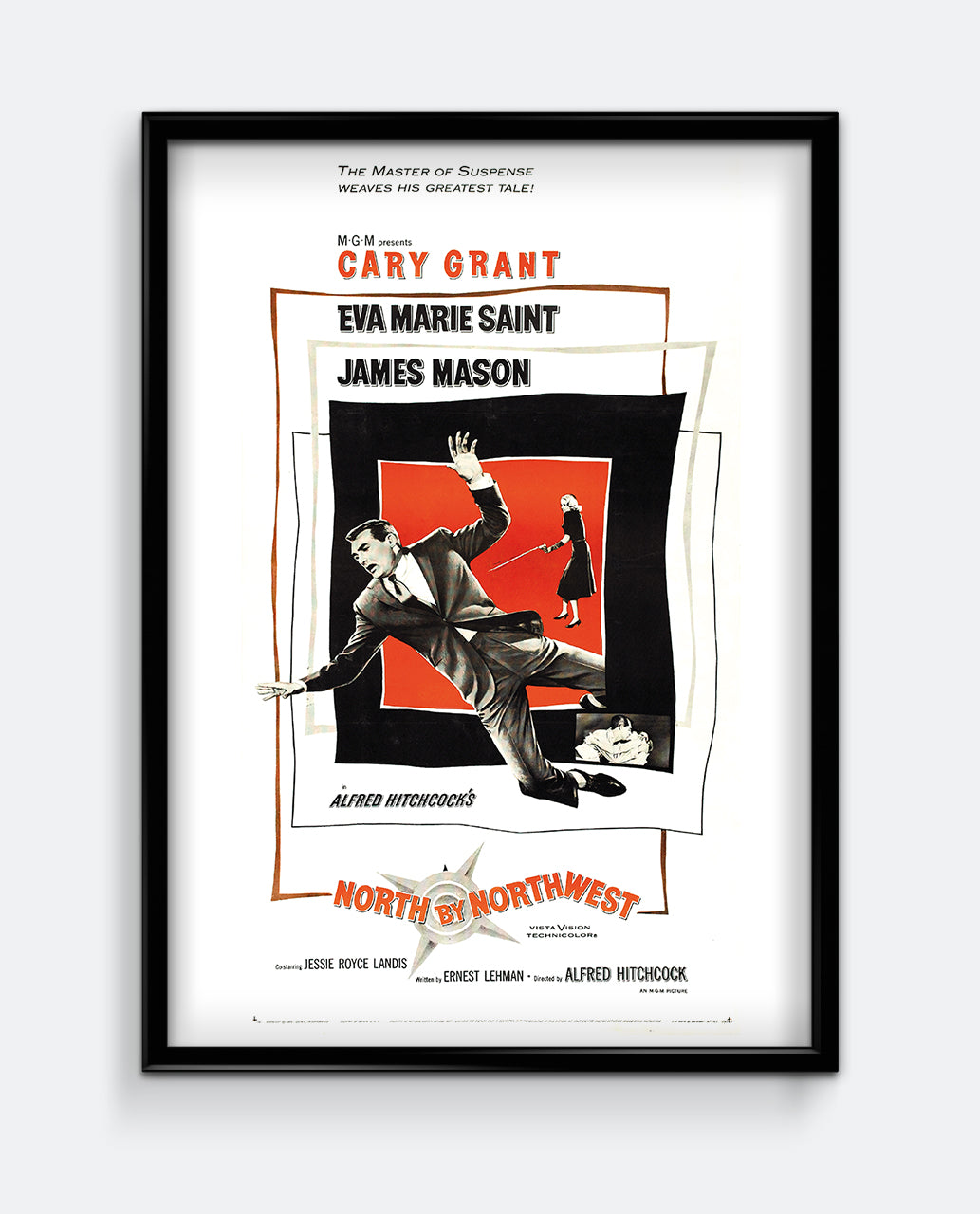 North By Northwest Film Poster