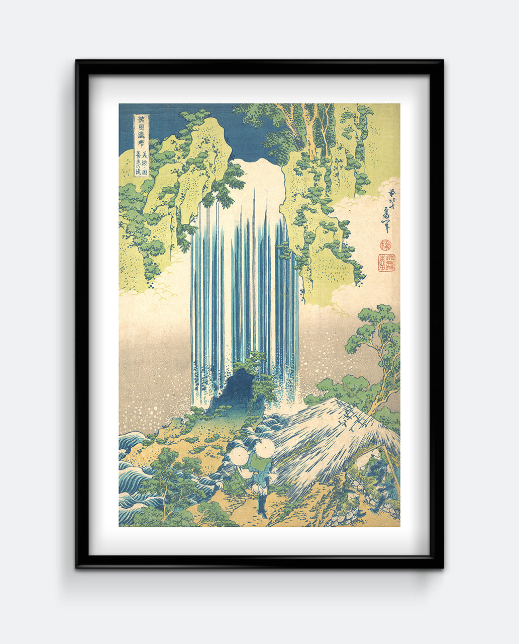 Yōrō Waterfall in Mino Province by Katsushika Hokusai Art Print