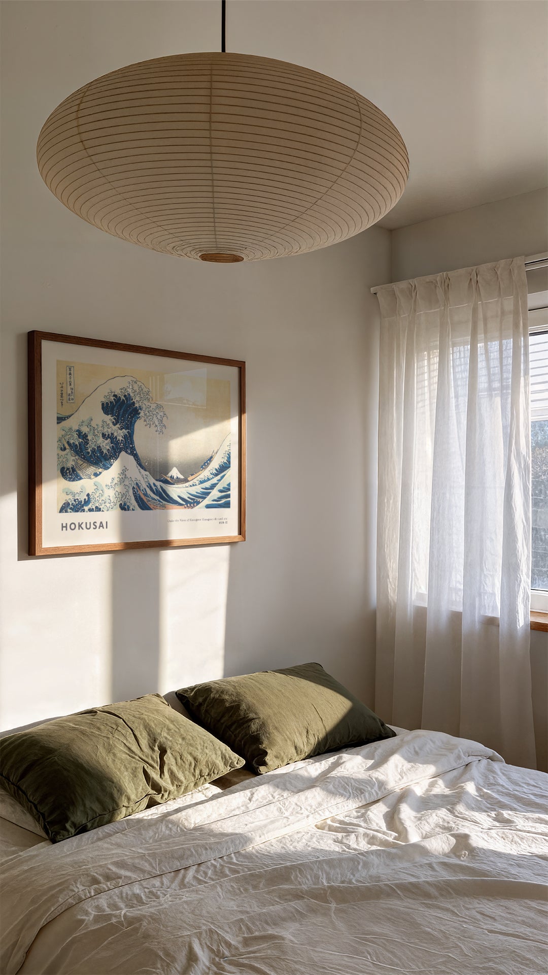 The Great Wave off Kanagawa Print – Hokusai Minimalist Japanese Wall Art