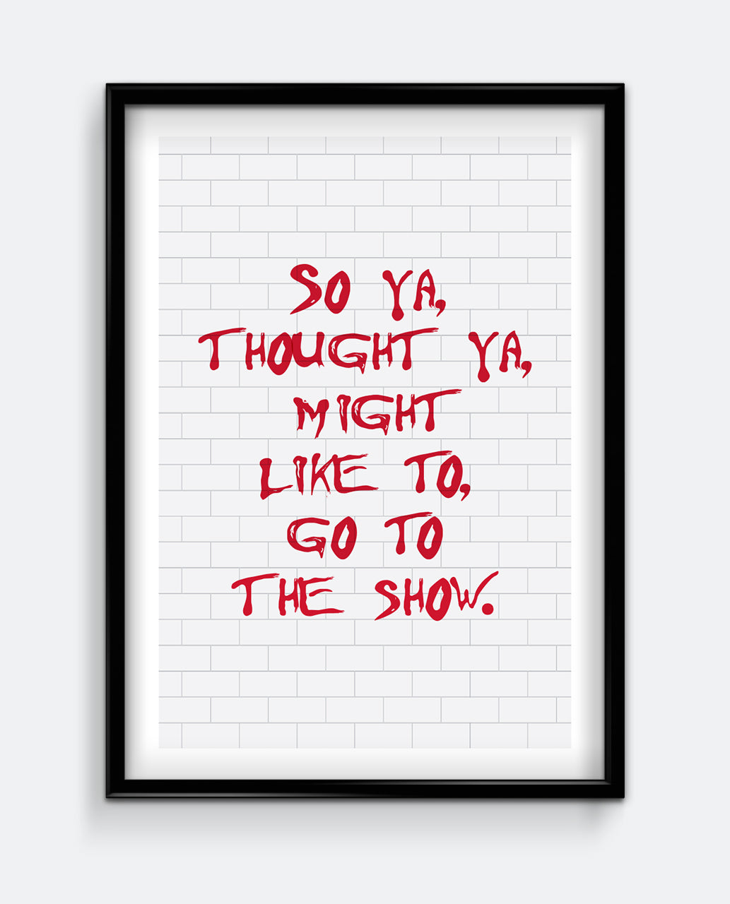 In the Flesh? – Pink Floyd Inspired Art Print