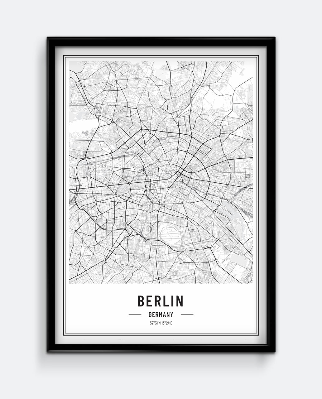 Berlin Map Print