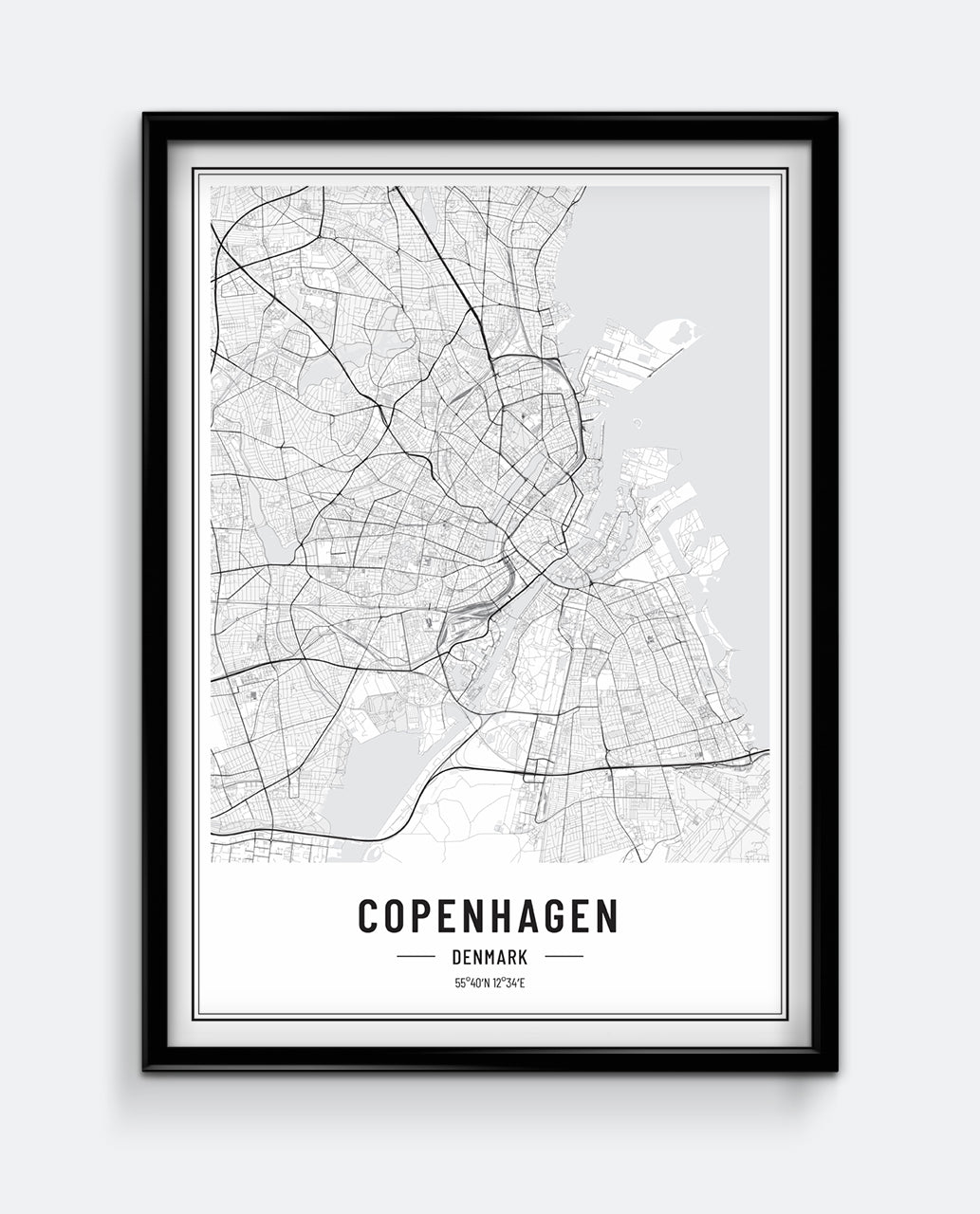Copenhagen Map Print