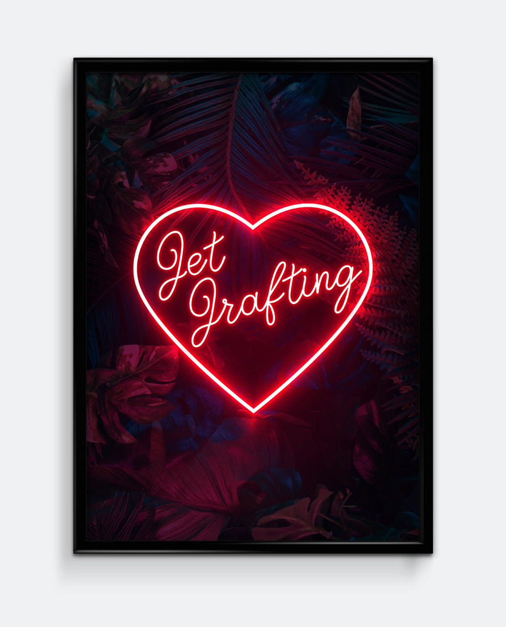 Get Grafting Neon Style Art Print