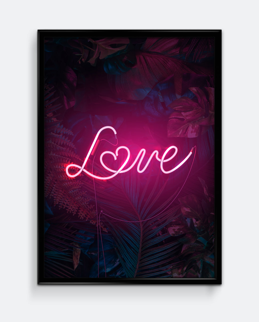 Love Neon Style Art Print #2