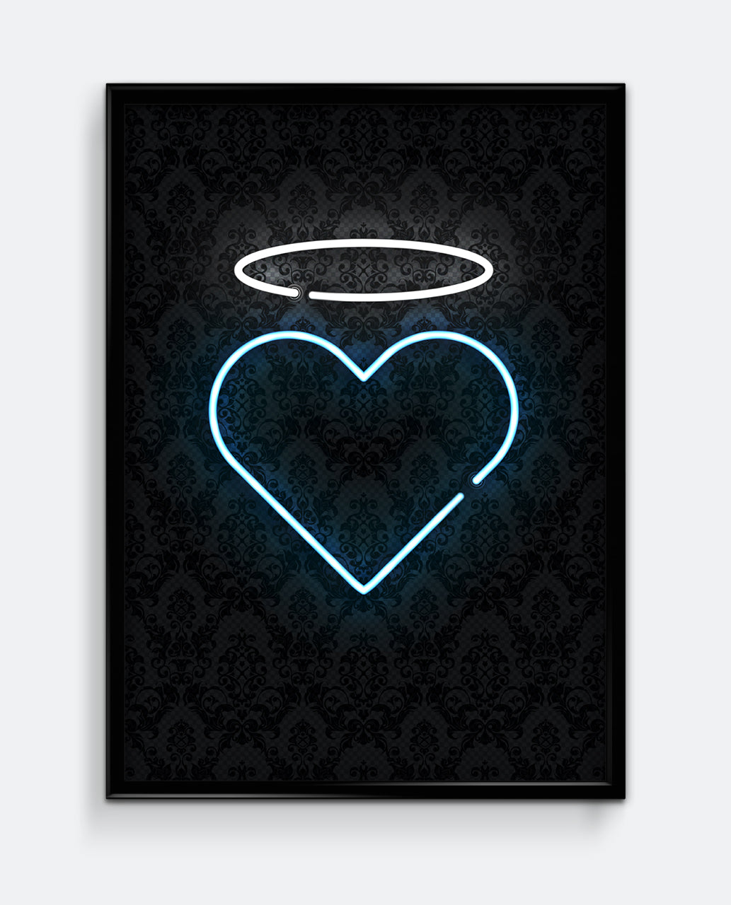 Saint Neon Style Art Print