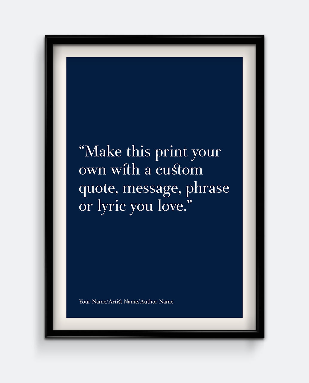 Personalised Quote Print #2