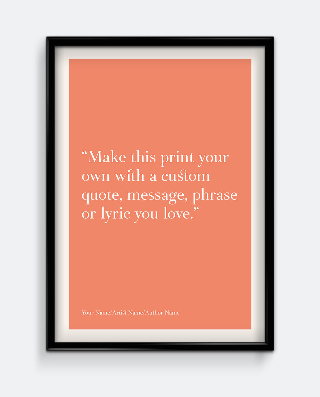 Personalised Quote Print #2