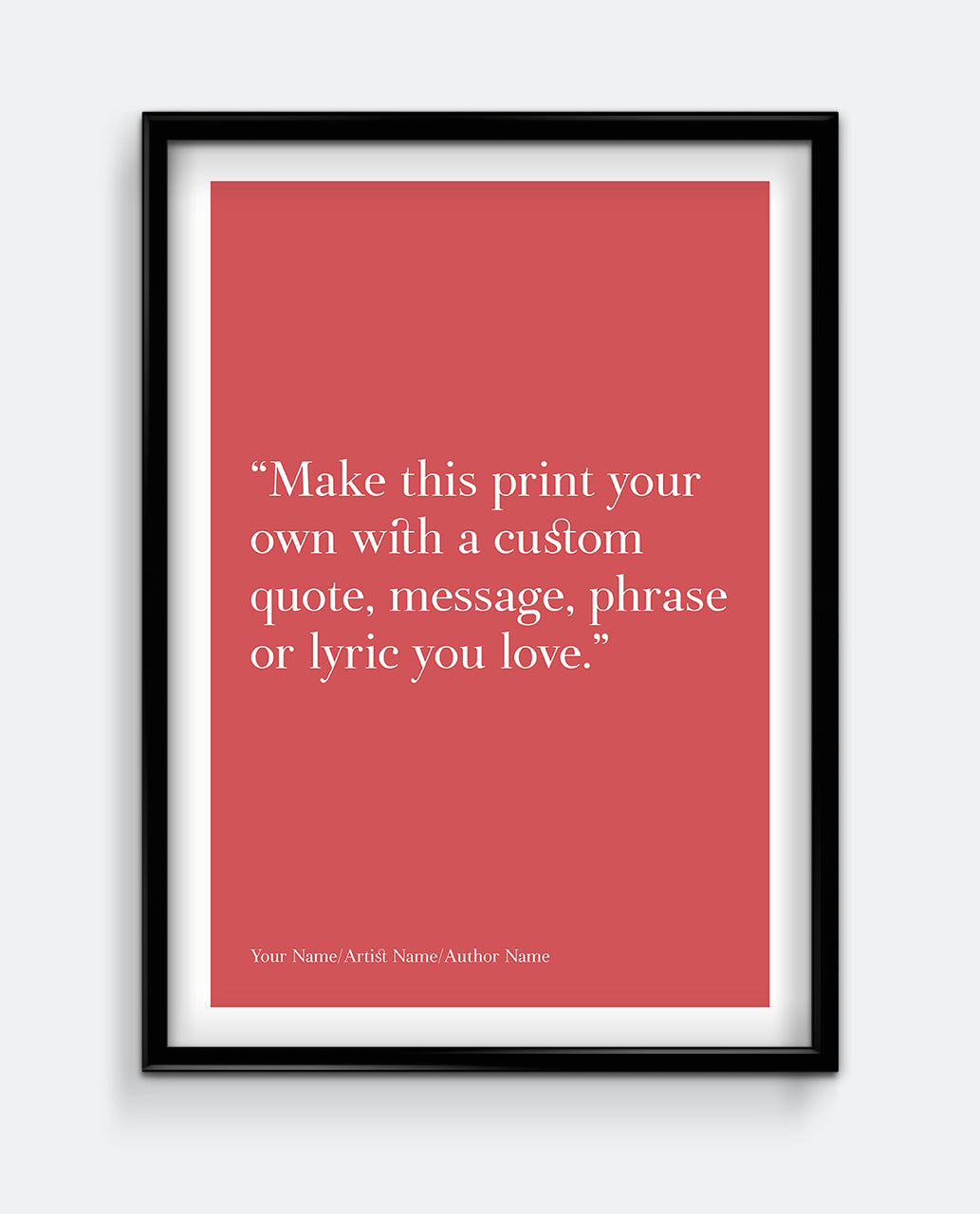 Personalised Quote Print #2