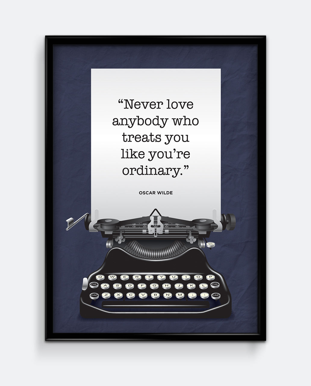 Wilde Quote Print