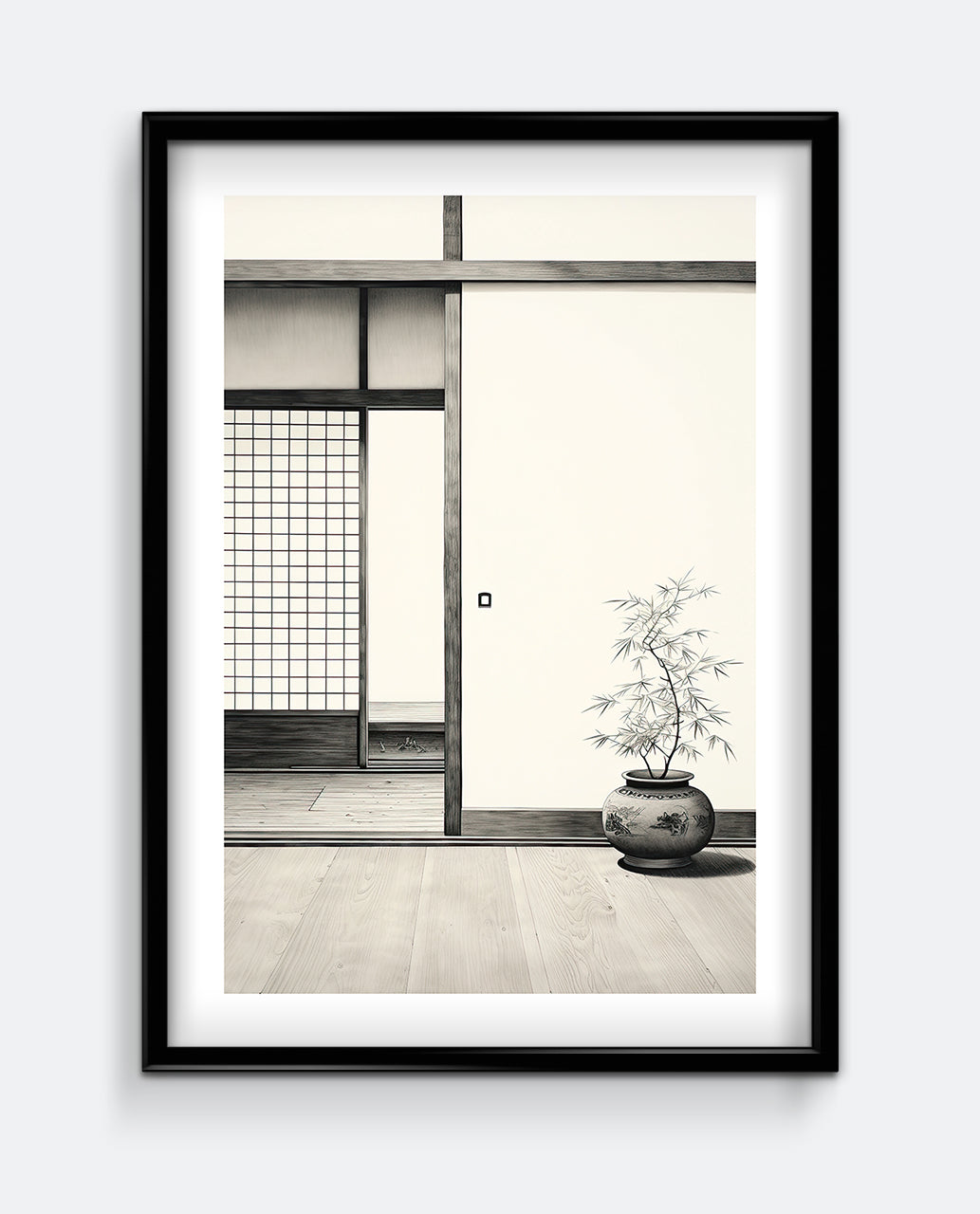 Shoji Room Japanese-Inspired Wall Art