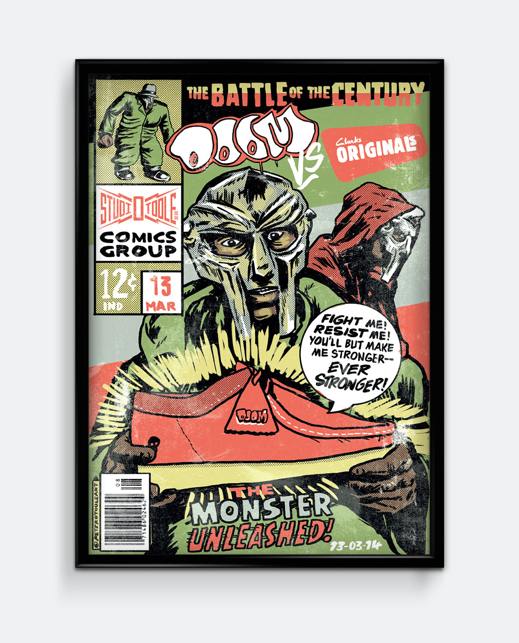 MF Doom x Clarks Print