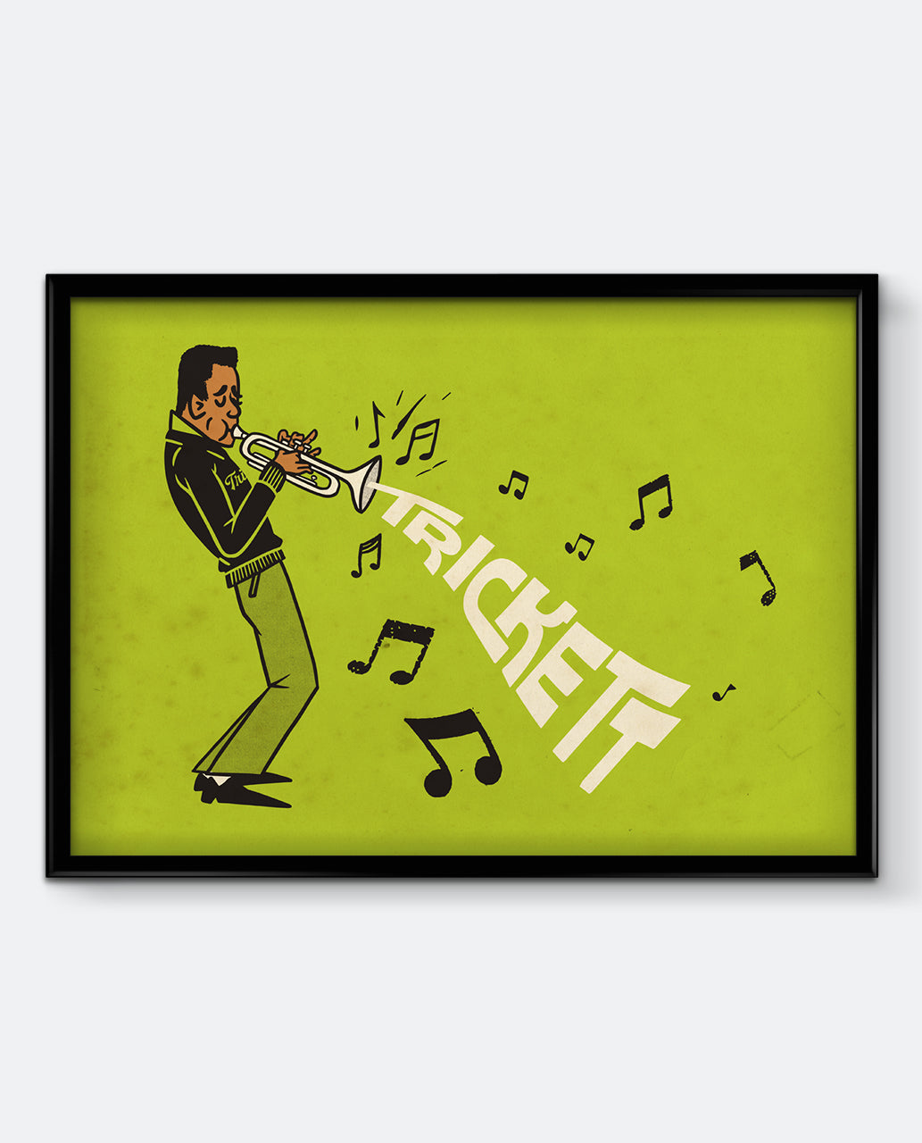 Miles Davis Trickett Art Print