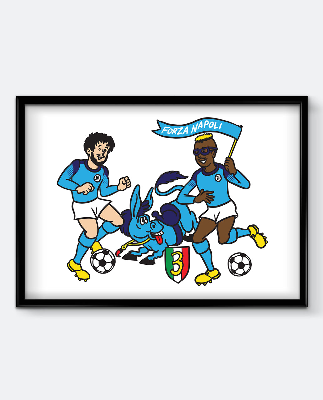 Forza Napoli Trickett Art Print