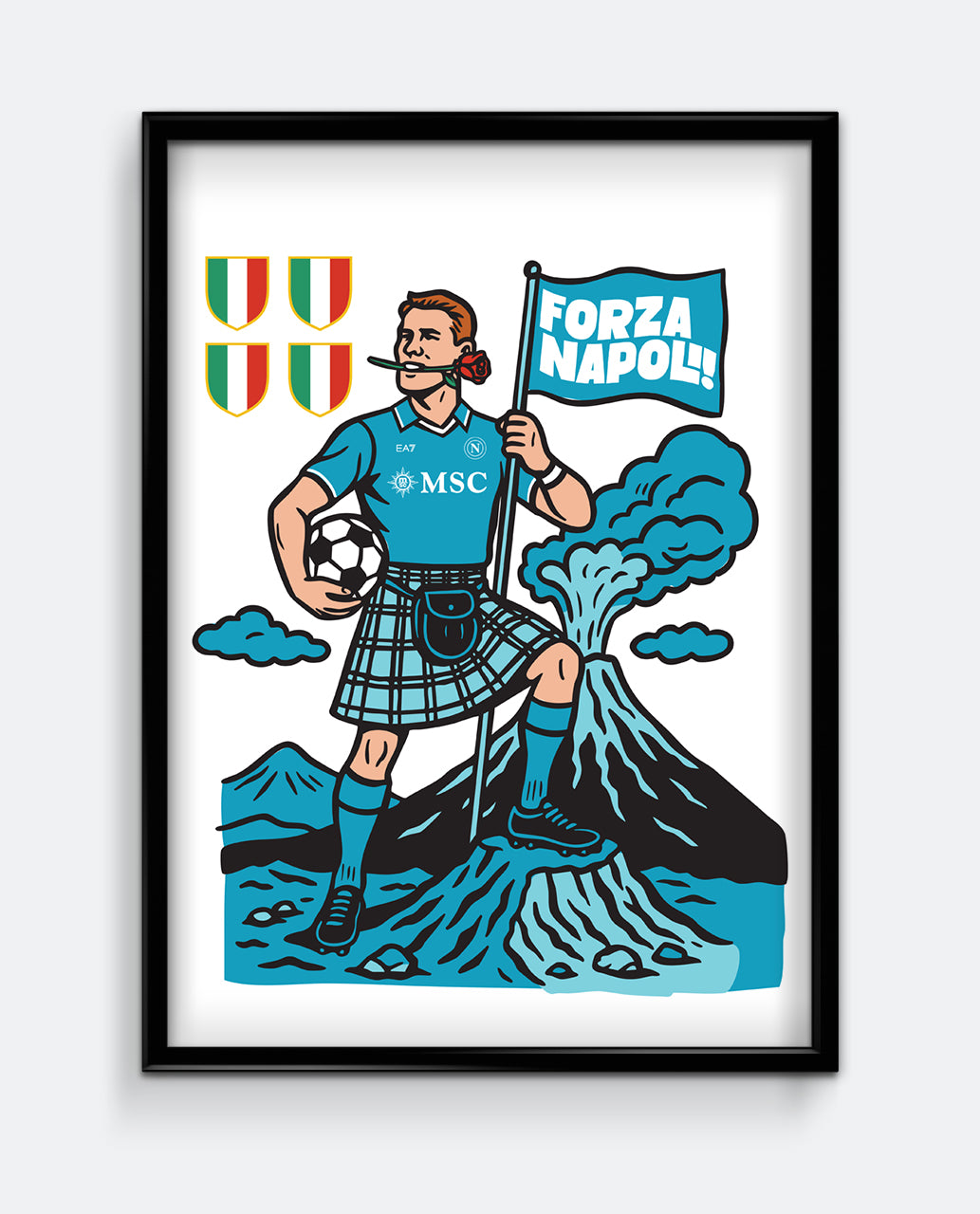 The King of Vesuvius Art Print