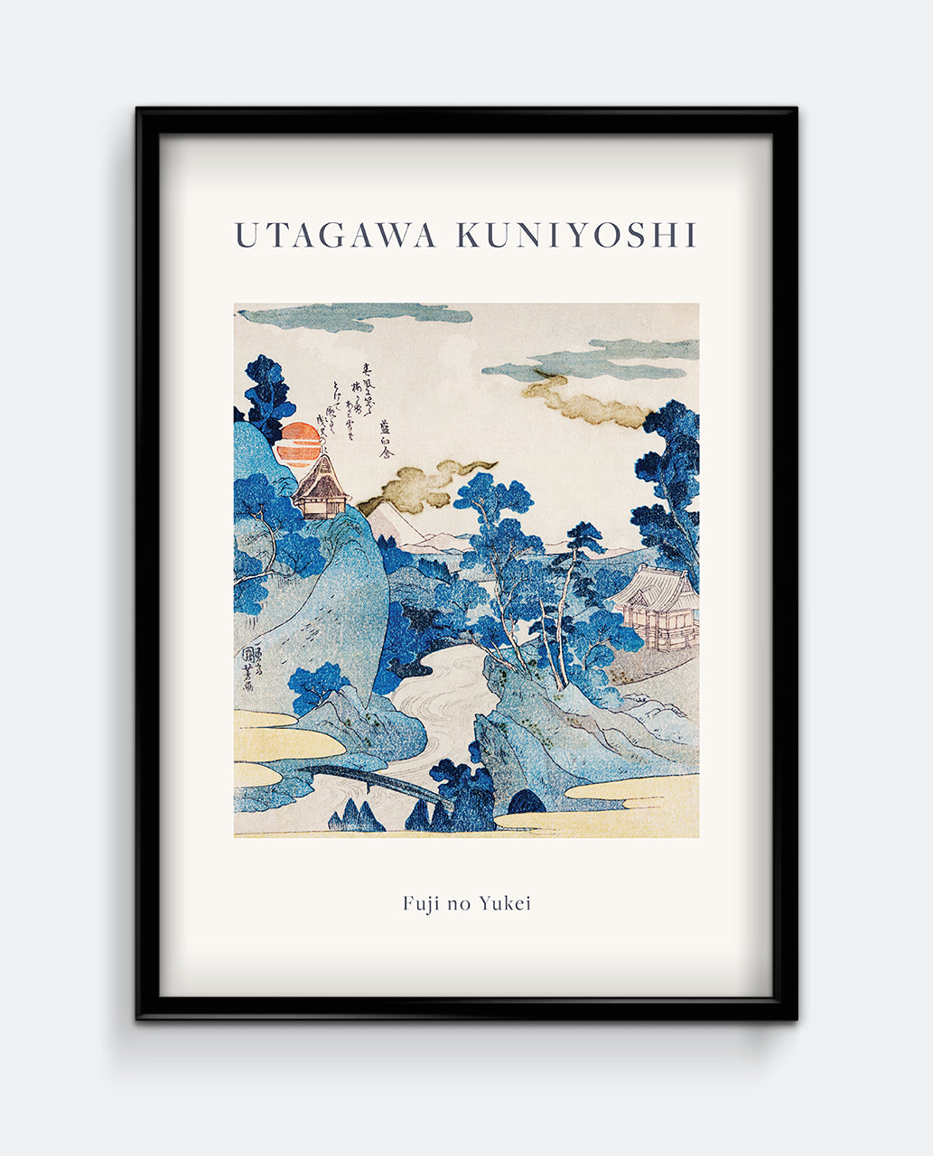 Utagawa Kuniyoshi – Fuji no Yukei Art Print