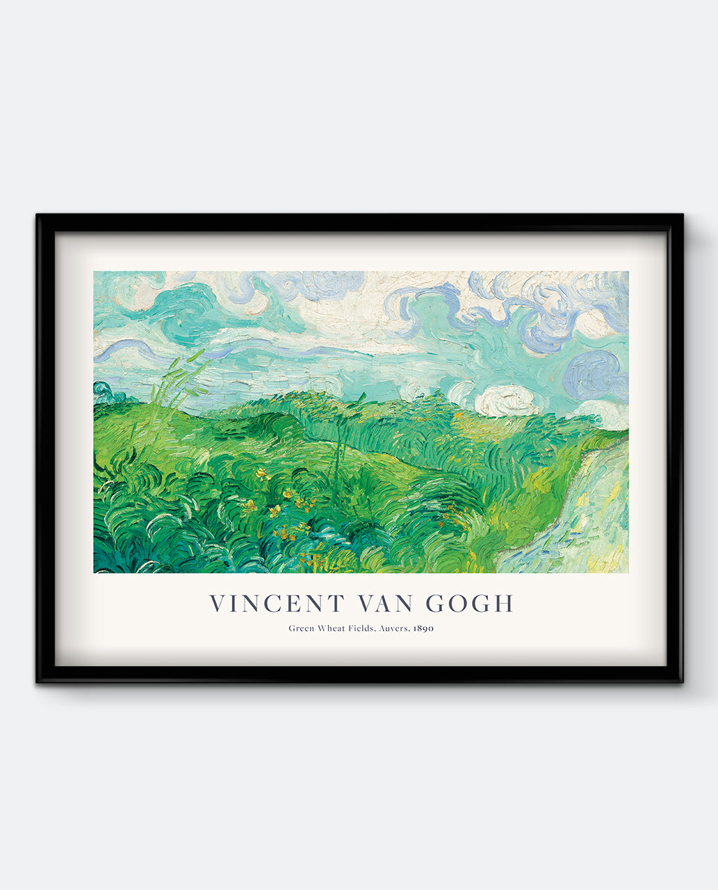 Vincent van Gogh – Green Wheat Fields, Auvers Art Print