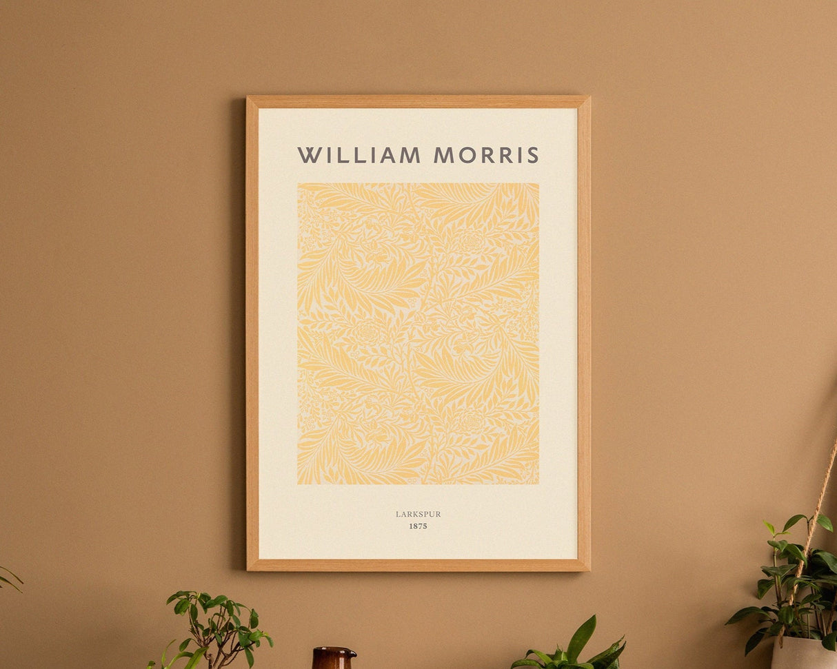 William Morris – Larkspur Art Print