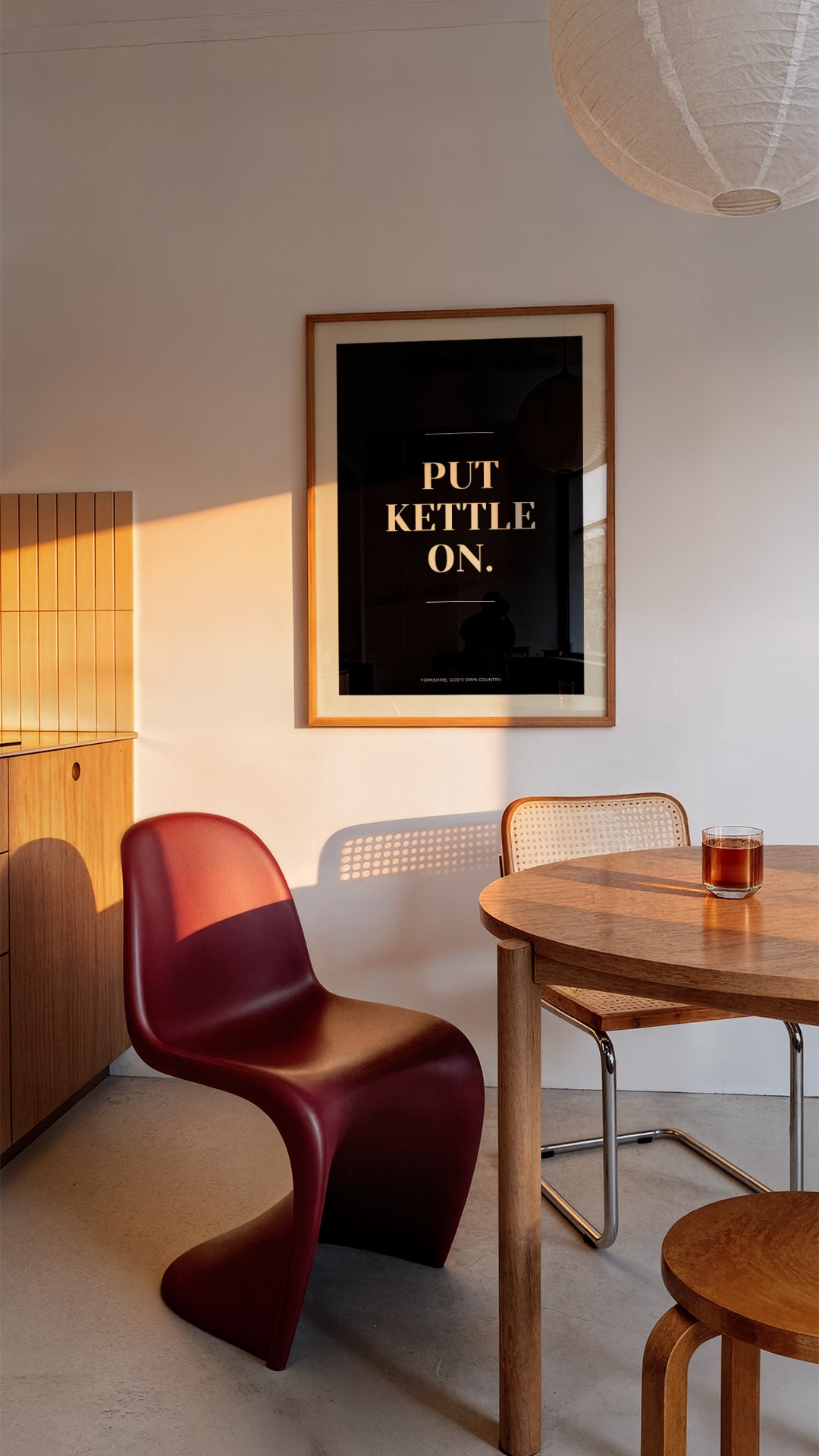 Put Kettle On Yorkshire Print – Cosy Northern Kitchen Wall Art