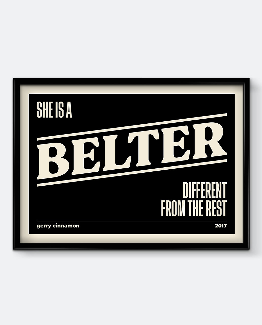 Belter Art Print