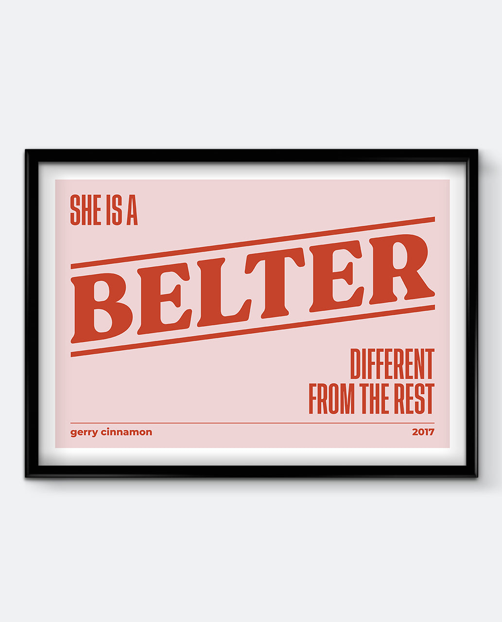 Belter Art Print