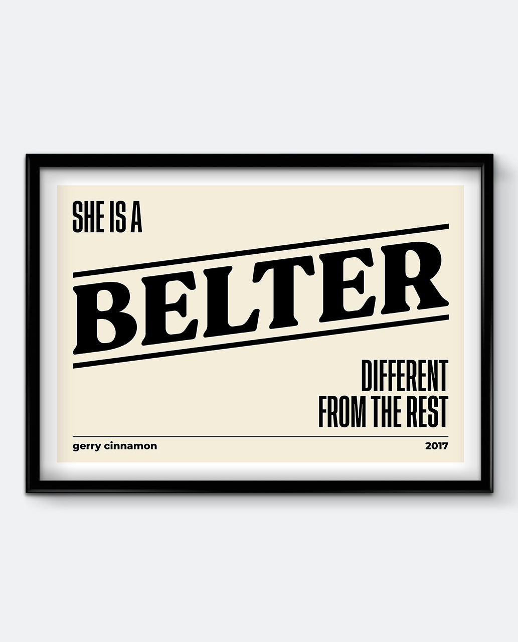 Belter Art Print