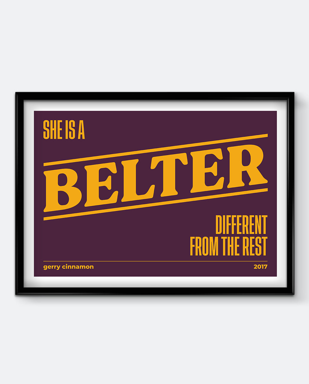 Belter Art Print
