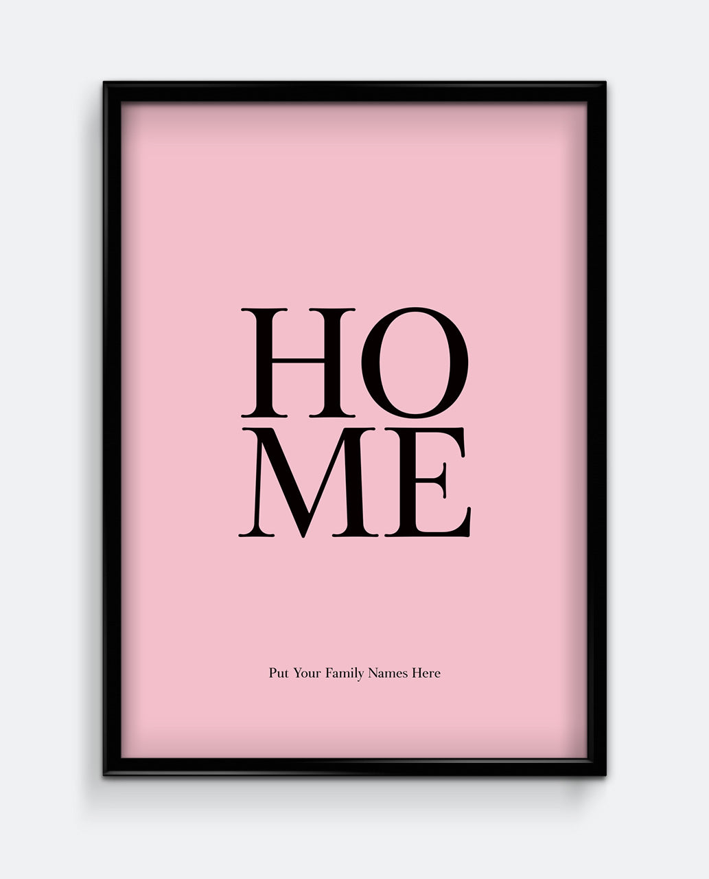 HOME Family Personalised Print