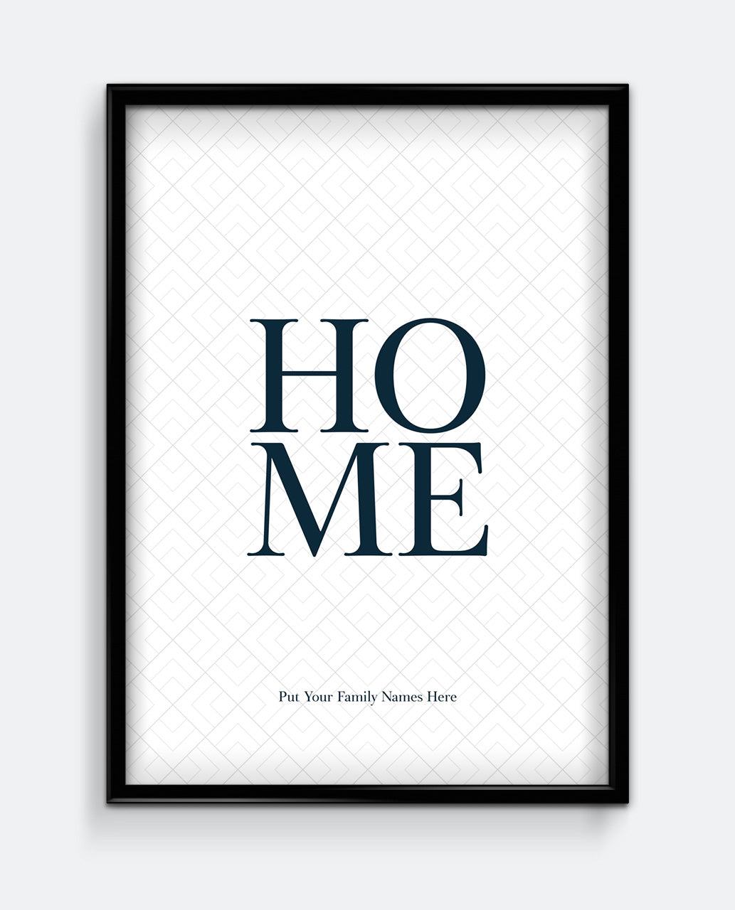 HOME Family Personalised Print