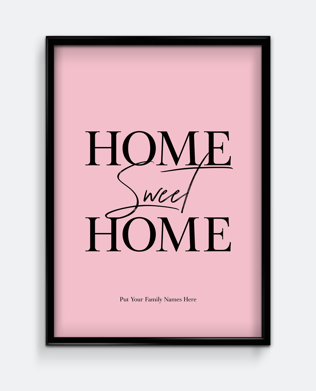 Home Sweet Home Personalised Print