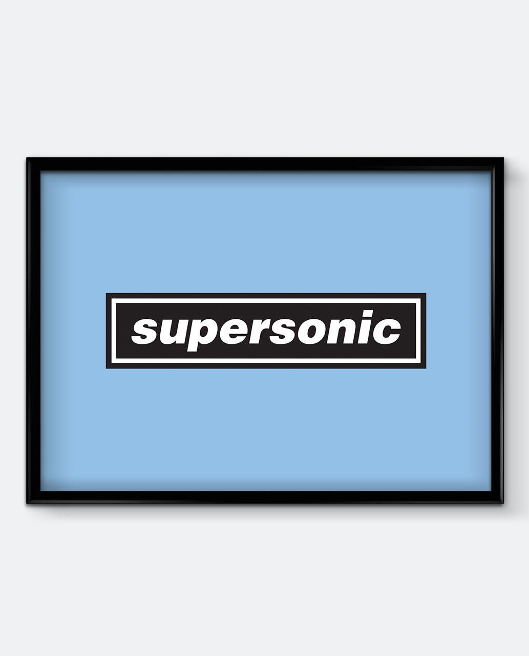 Oasis Inspired Logo Print