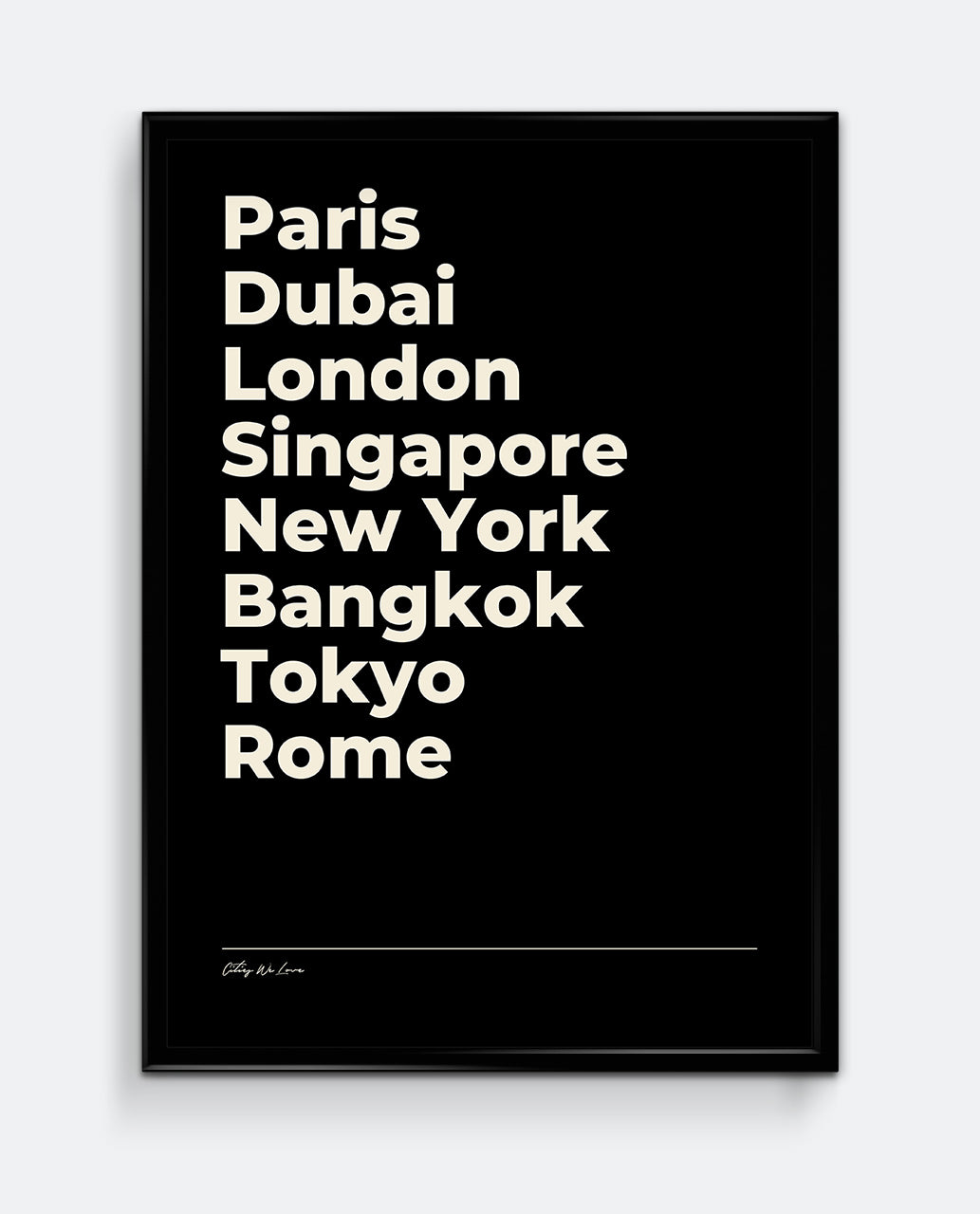 Personalised Cities Print #1