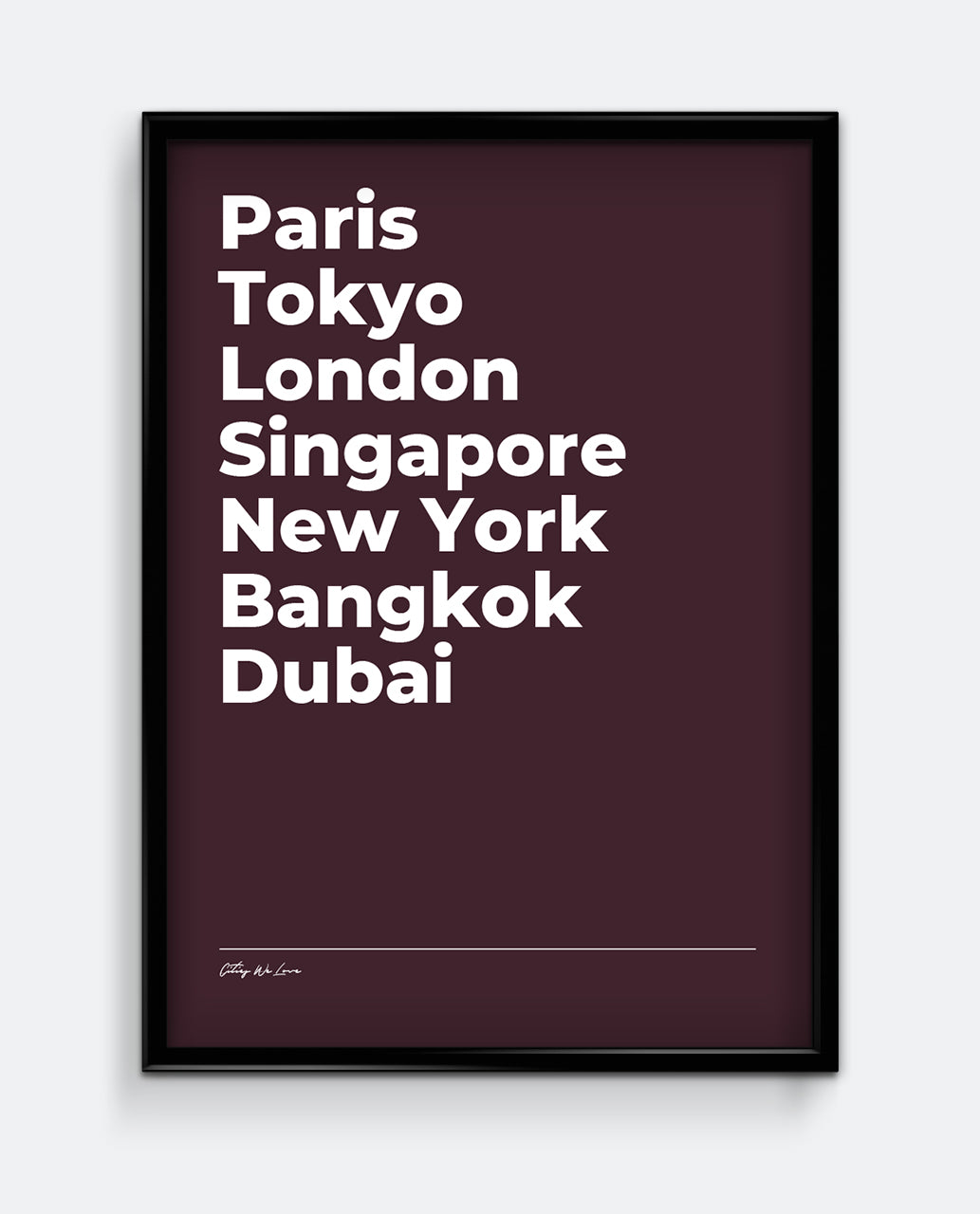 Personalised Cities Print #1