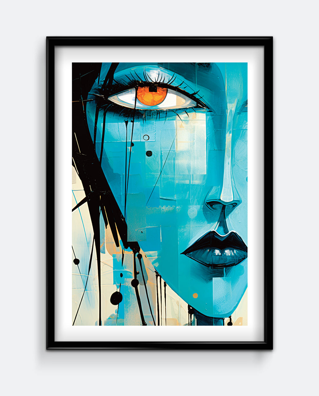 Blue Women Wall Art