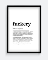 Fuckery Definition Print