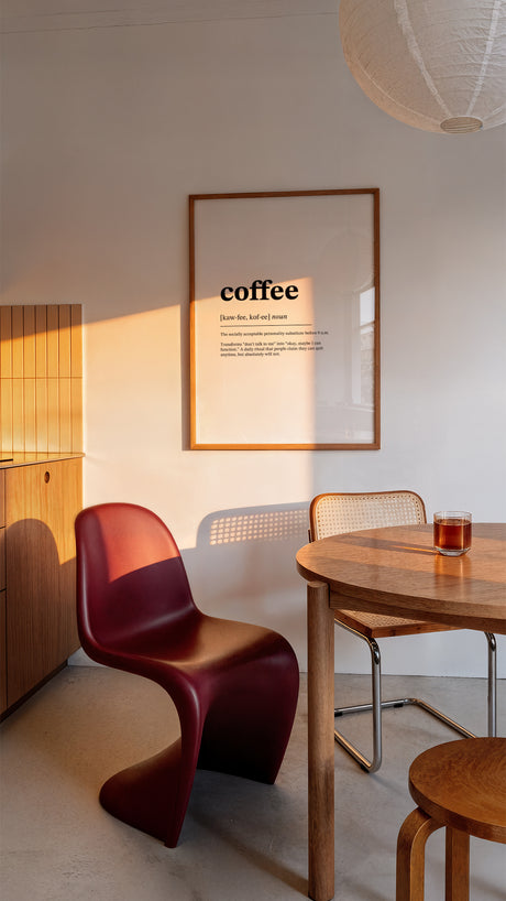 Coffee Definition Funny Kitchen Wall Art